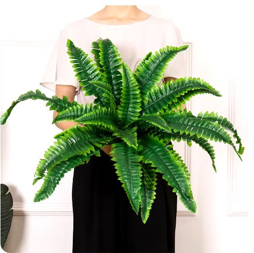 UV Resistant Lifelike Artificial Boston Fern For Outdoors 1