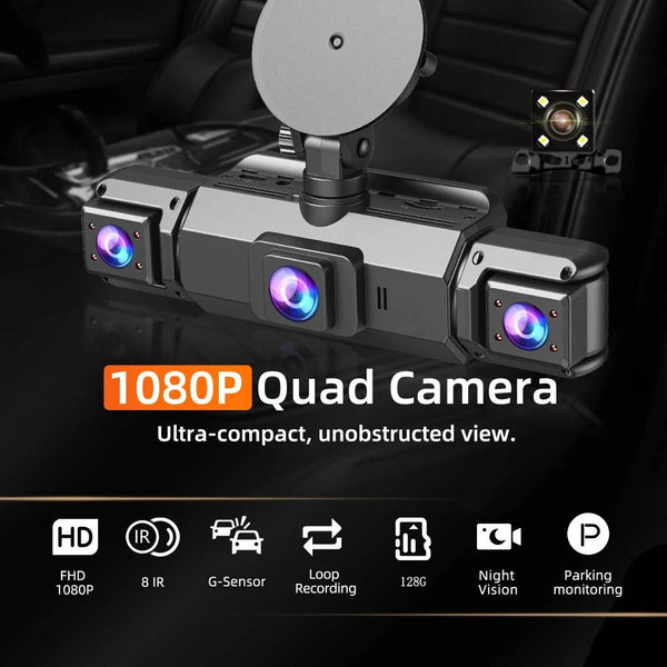 Wireless Car Dash Cam Front And Rear With Night Vision 1