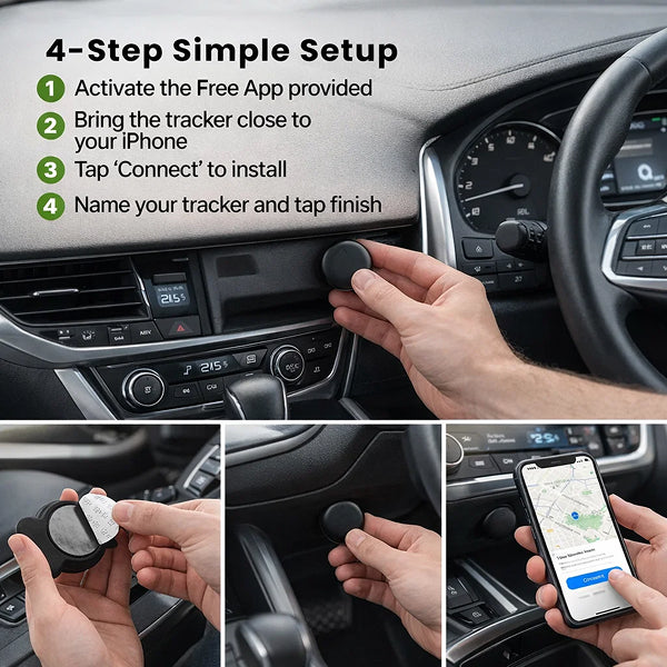 RoadWatch 24/7 GPS Vehicle Tracker — No Monthly Fees