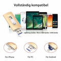 3-in-1 USB Flash Drive – Compatible with iPhone Android & PC Storage 5