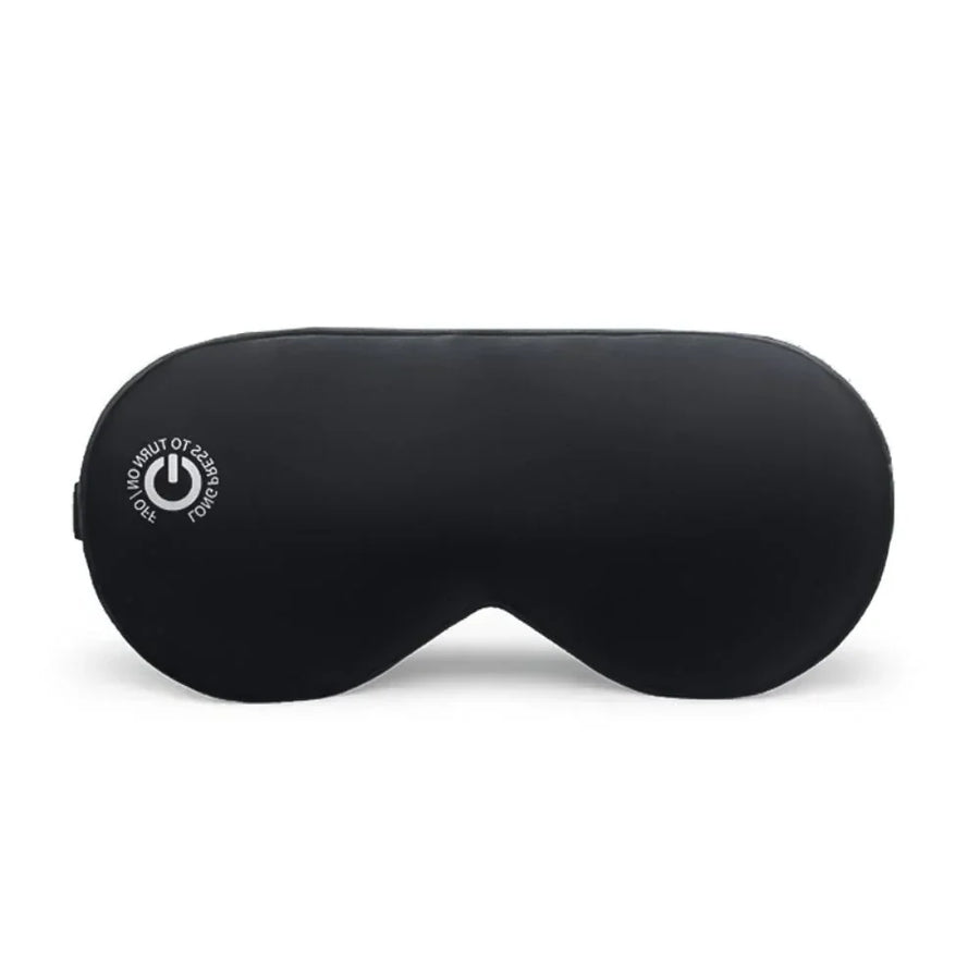Adjustable Heated Eye Mask with Cordless Design, USB Rechargeable, Three Heat Levels for Eye Strain Relief and Relaxation