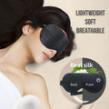 Adjustable Heated Eye Mask with Cordless Design, USB Rechargeable, Three Heat Levels for Eye Strain Relief and Relaxation