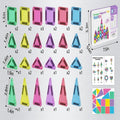 Compact Magnetic Tiles – 40-Piece Travel Set