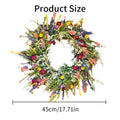Blossom Ring Artificial Flower Wreath — Indoor & Outdoor Display