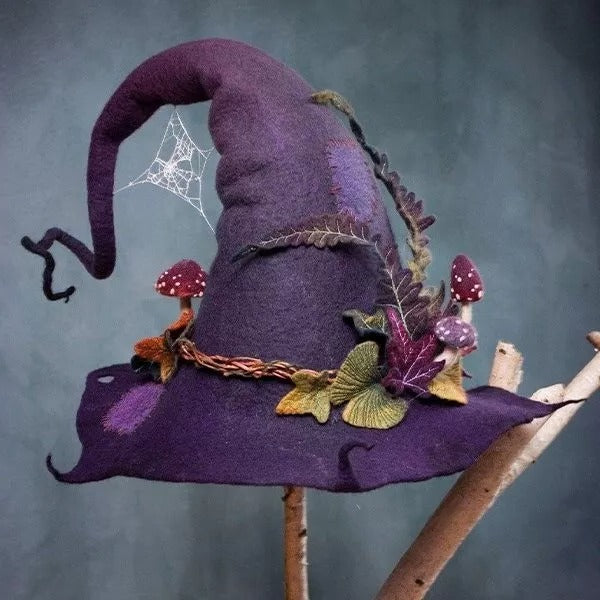 Halloween Party Felt Witch Hats 0