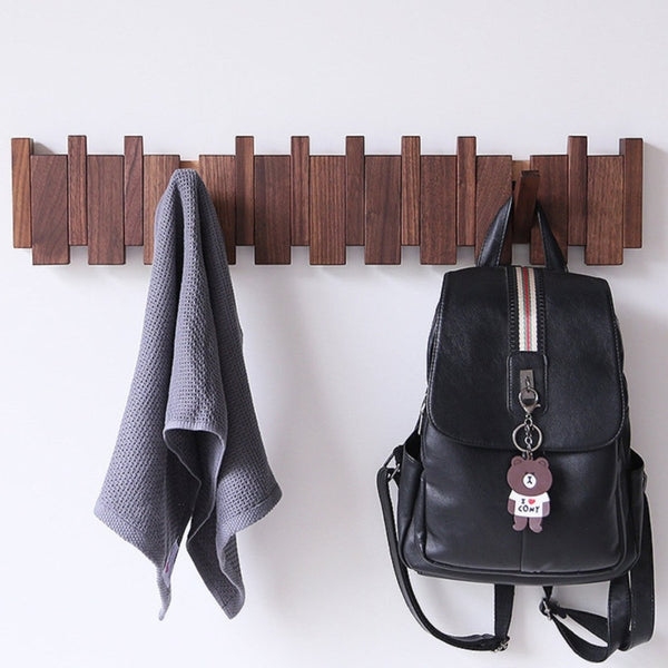Handcrafted Piano Coat Rack | Unique Wooden Design With Multiple Hooks 1