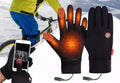 Heated Winter Gloves for Men with Touchscreen Fingertips, Non-Slip Grip, Zipper Closure – Best Winter Work Gloves