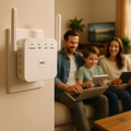 HomeReach Dual-Band WiFi Range Extender — Signal Booster