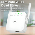 HomeReach Dual-Band WiFi Range Extender — Signal Booster
