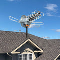 Long Range Digital HD TV Antenna With Full 360 Directional Motor And Mounting Pole 2