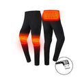 Men's Electric Heated Thermal Underwear Set with USB Power and Flatlock Seams – Soft Knit Thermal Wear for Cold Weather