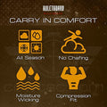 Men/women's Concealed Leather Holster T-shirt 4