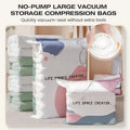 No-Pump Compression Storage Bags