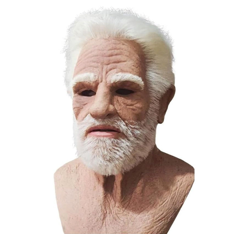 Realistic Full Face Latex Halloween Mask – Cosplay & Costume Wear 0