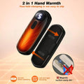 Rechargeable Electric Hand Warmers Set of 2 with LED Display, 5 Heat Settings, Ergonomic Design, USB Rechargeable