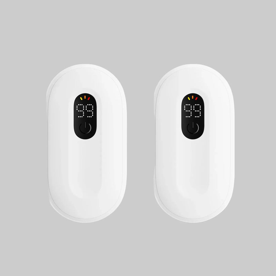Rechargeable Electric Hand Warmers Set of 2 with Magnetic Connection and Digital LED Display – USB-C Charging, Portable Heat