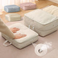 Self-Compression Storage Bags | Durable Organizer with Built-In Zipper | Space-Saving Solution for Clothes and Bedding 2