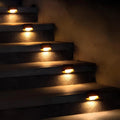 Solar Step Lights – Outdoor LED Deck & Stair Lights, Brown or Black, Sets of 8 or 16