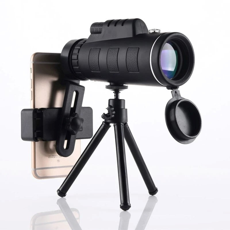 Starscope HD Monocular - High Power Monocular With Smartphone Holder & Tripod – Waterproof Monocular Telescope 0