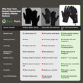Thermal Windproof Winter Gloves with Touchscreen Compatibility and Non-Slip Silicone Palm for Outdoor Use