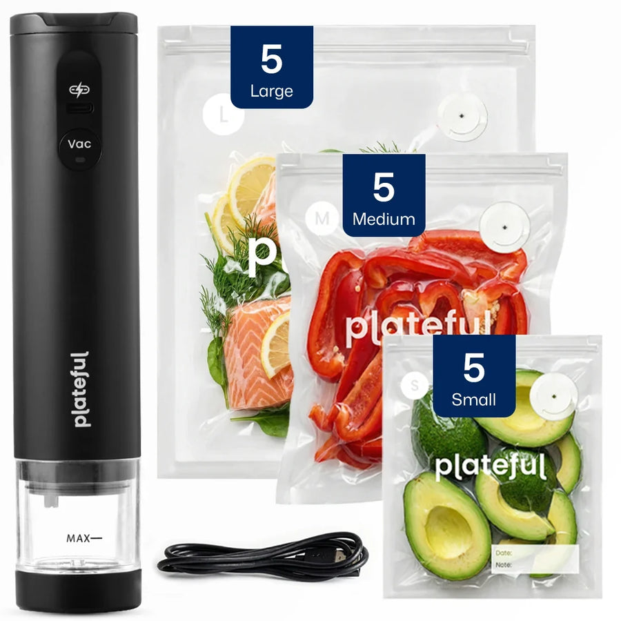 Vacuum Sealer Machine for Food Storage with Powerful Suction and Airtight Seal – Compact Design for Easy Operation
