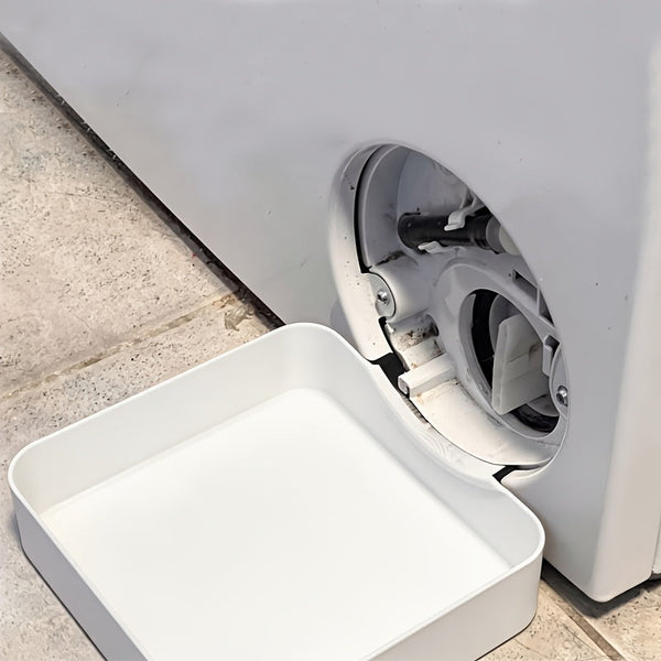 Compact Washing Machine Drain Tray — Prevents Floor Spills