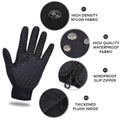 Waterproof Winter Gloves with Touchscreen and Fleece Lining for Warmth and Grip