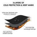 Waterproof Winter Gloves with Touchscreen and Fleece Lining for Warmth and Grip